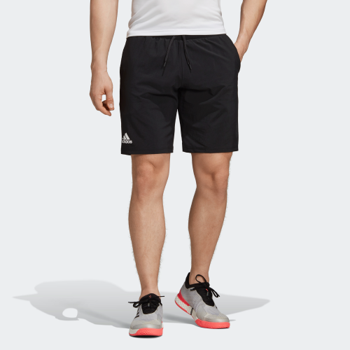 adidas STRETCH-WOVEN 9-Inch Shorts | Black | Men's | stripe 3 adidas