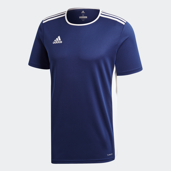 adidas ENTRADA 18 Soccer Jersey, Clear Blue, Men's