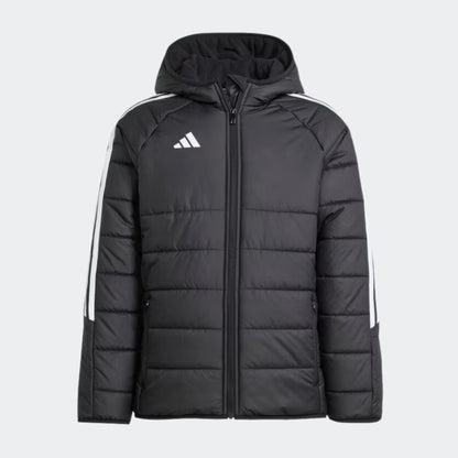 adidas Tiro 24 Winter Jacket Youth  | Black / White