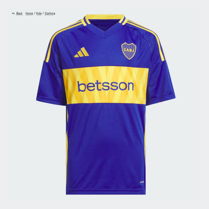 adidas Boca Juniors 24/25 Home Jersey Kids