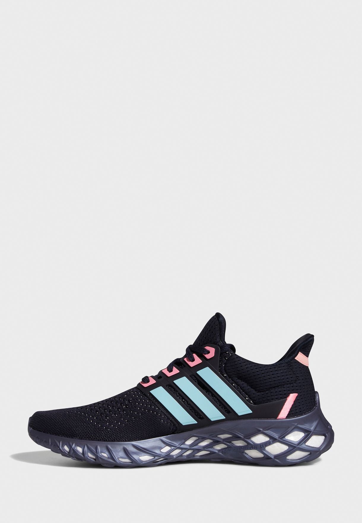 adidas ULTRABOOST WEB DNA Shoes Legend Ink Blue Pink Men s