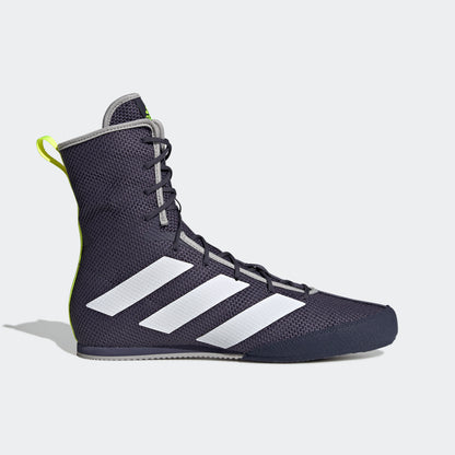 adidas BOX HOG 3 Boxing Shoes | Navy-Solar Yellow| Men's