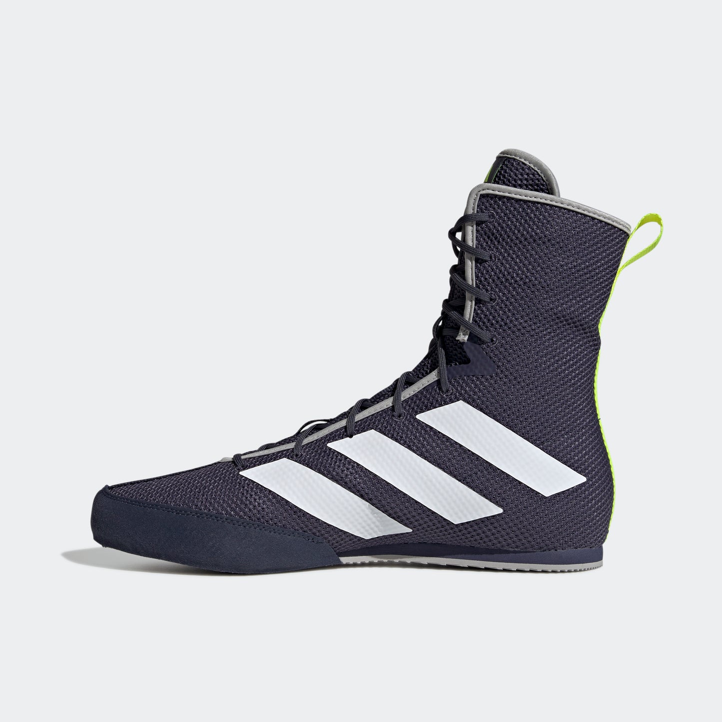 adidas BOX HOG 3 Boxing Shoes | Navy-Solar Yellow| Men's