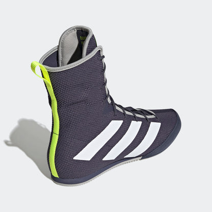 adidas BOX HOG 3 Boxing Shoes | Navy-Solar Yellow| Men's