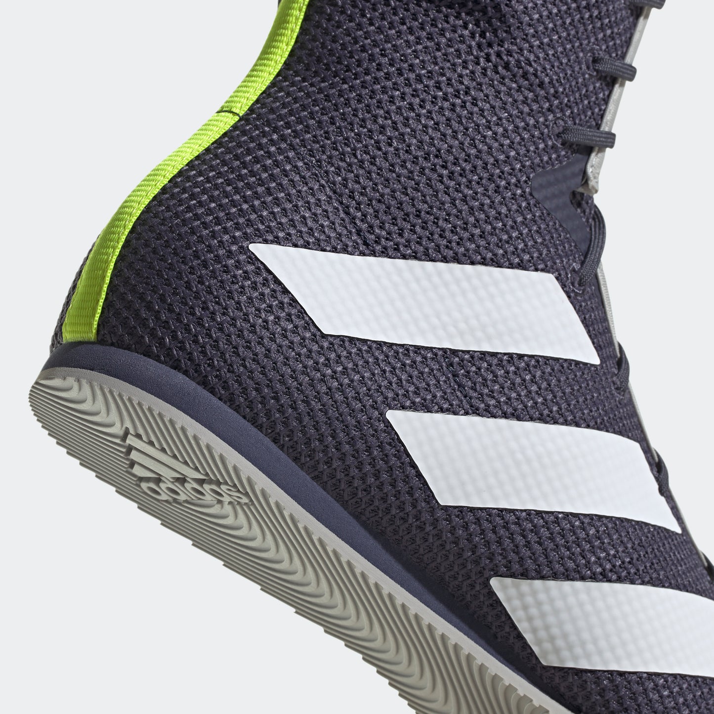 adidas BOX HOG 3 Boxing Shoes | Navy-Solar Yellow| Men's