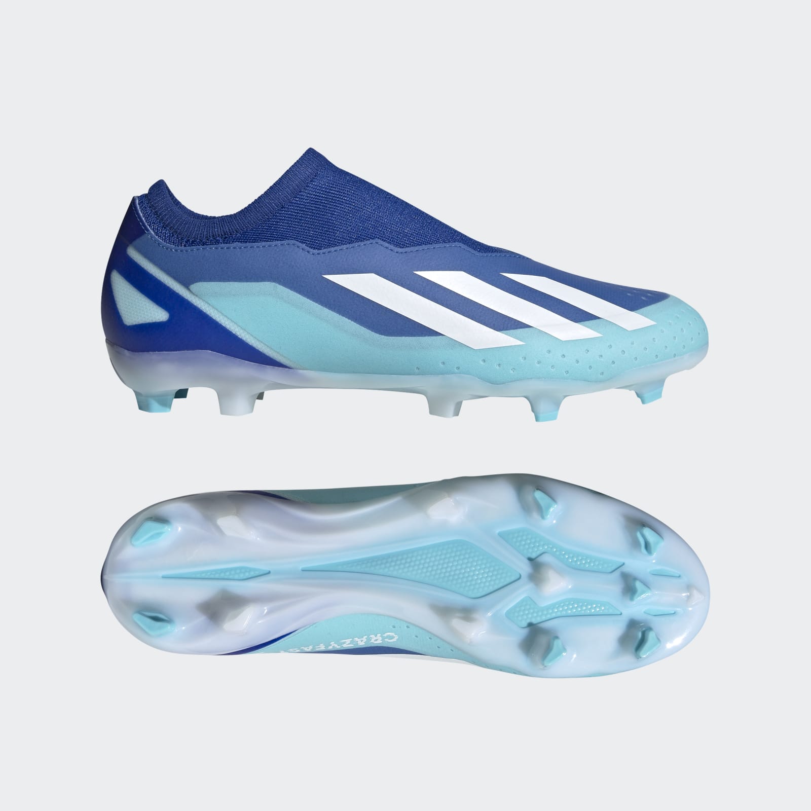 Blue and white adidas soccer cleats online