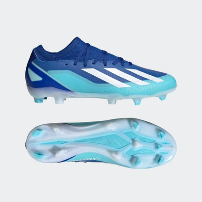 adidas X Crazyfast.3 Firm Ground Boots | Blue / White