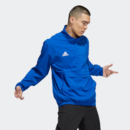 adidas Stadium Longsleeve Woven Quarter Zip | Blue | Men's