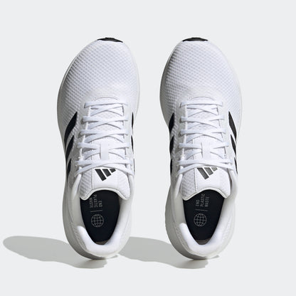 adidas RUNFALCON 3.0 Cloudfoam Running Shoes | White/Black | Men's