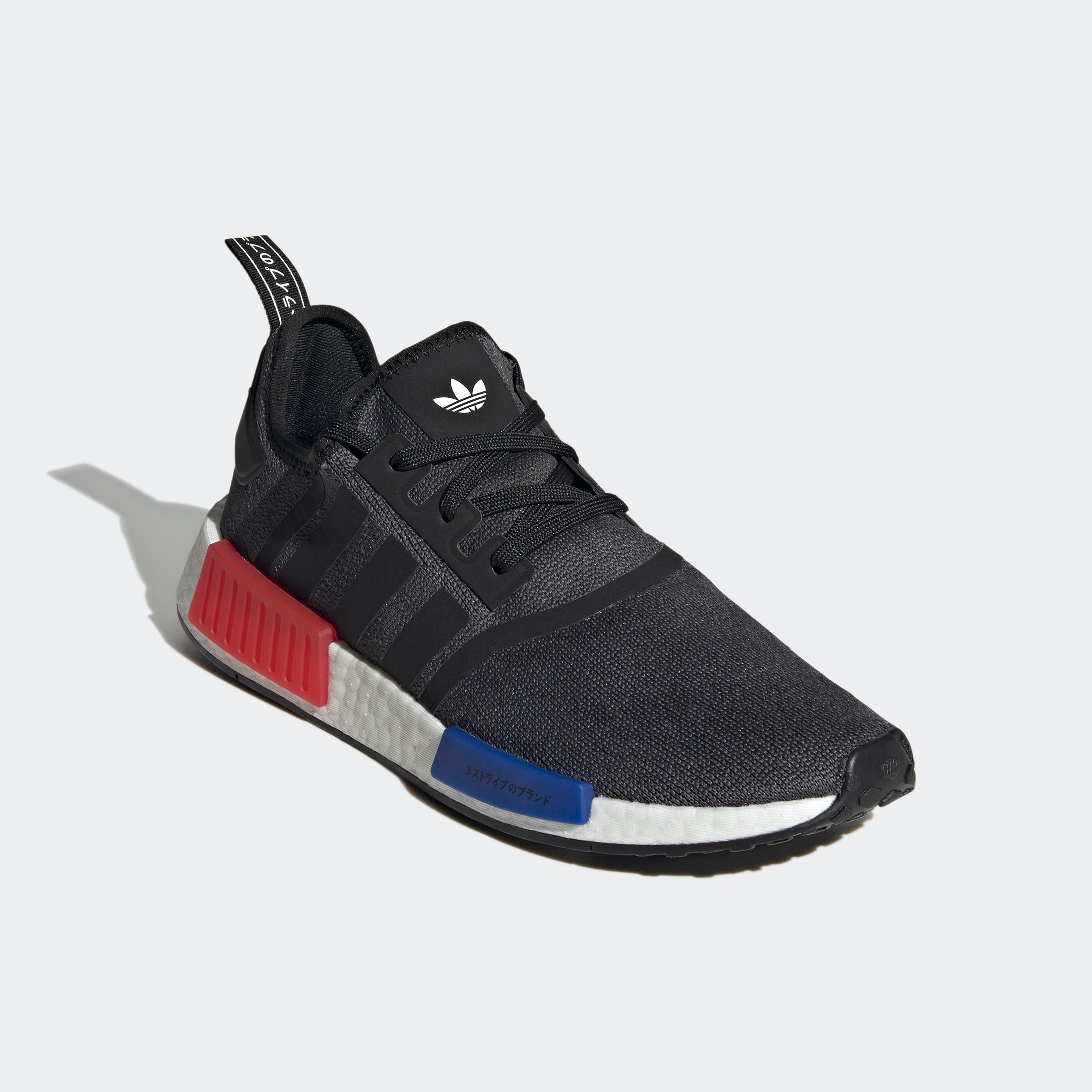 Adidas black sale red and blue