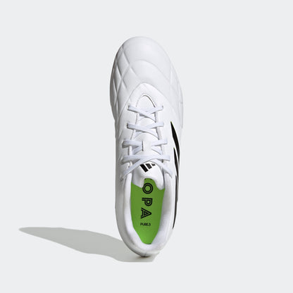 adidas Copa Pure.3 Firm Ground Soccer Cleats | White/Black | Men's