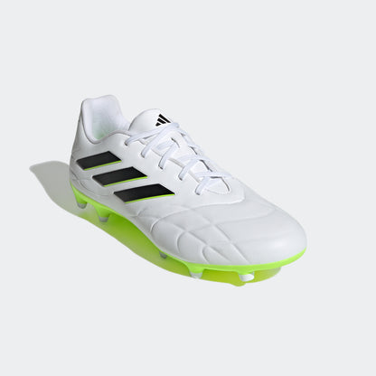 adidas Copa Pure.3 Firm Ground Soccer Cleats | White/Black | Men's