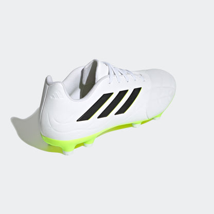 adidas Copa Pure.3 Firm Ground Soccer Cleats | White/Black | Men's