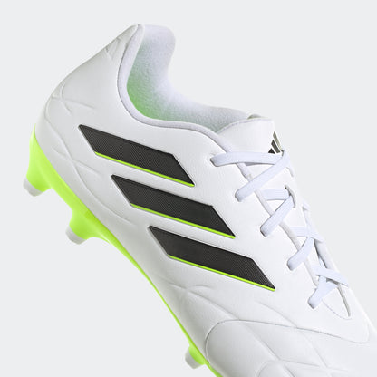 adidas Copa Pure.3 Firm Ground Soccer Cleats | White/Black | Men's