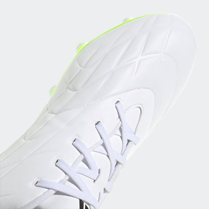 adidas Copa Pure.3 Firm Ground Soccer Cleats | White/Black | Men's