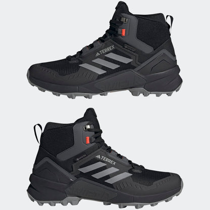 adidas TERREX Swift R3 Mid Gore-Tex Hiking Shoes | Black | Men's