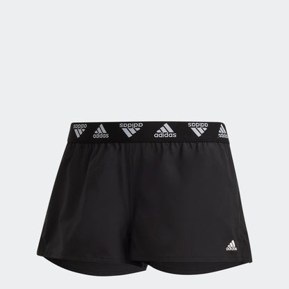 adidas Branded Beach Shorts | Black | Women's