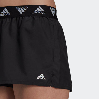 adidas Branded Beach Shorts | Black | Women's