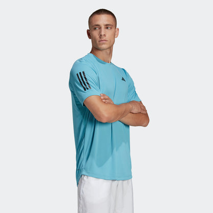 adidas Club 3-Stripe Tennis T-Shirt | Blue | Men's