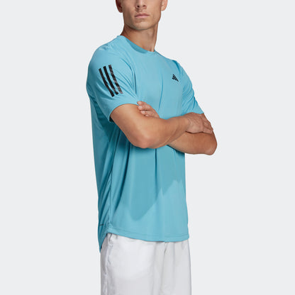 adidas Club 3-Stripe Tennis T-Shirt | Blue | Men's