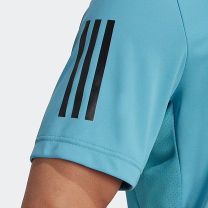 adidas Club 3-Stripe Tennis T-Shirt | Blue | Men's