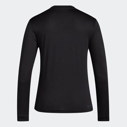 adidas Long Sleeve BOS Pregame Tee | Black | Women's