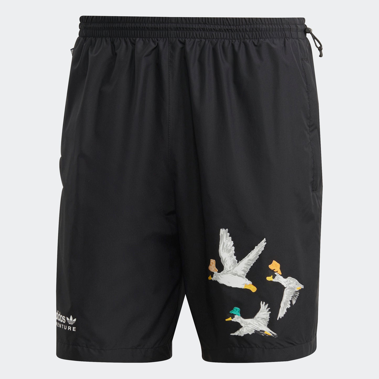 adidas Originals Adventure Duck Black – | Men\'s Swim adidas | Shorts stripe 3