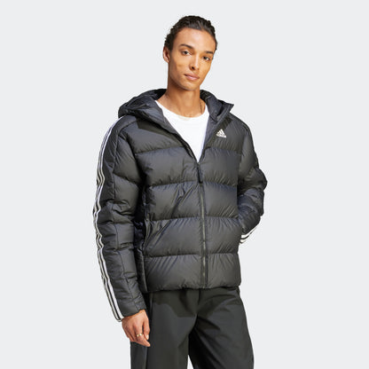 adidas Essentials Midweight Down Hooded Winter Jacket | Men's