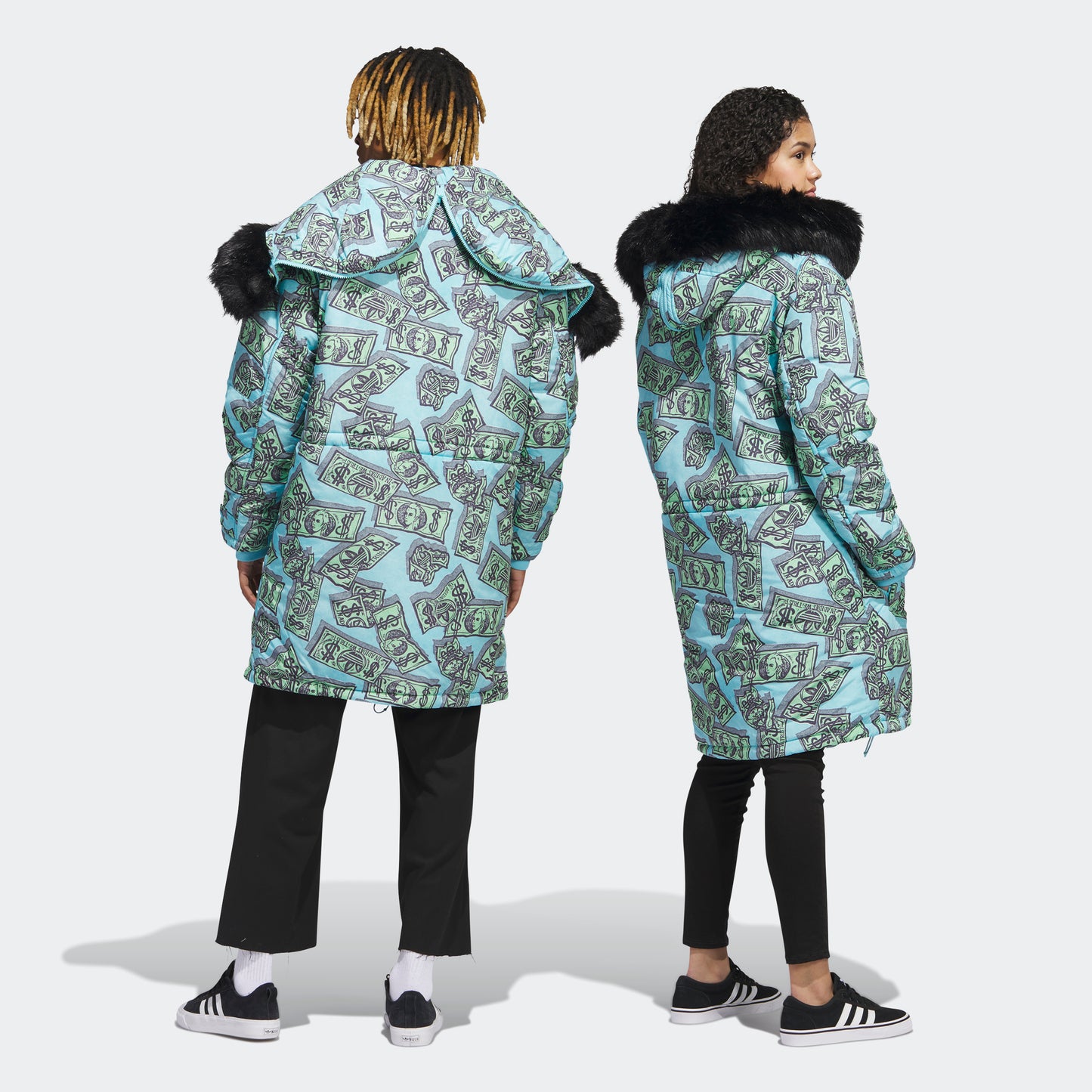 adidas Jeremy Scott Money Print Parka