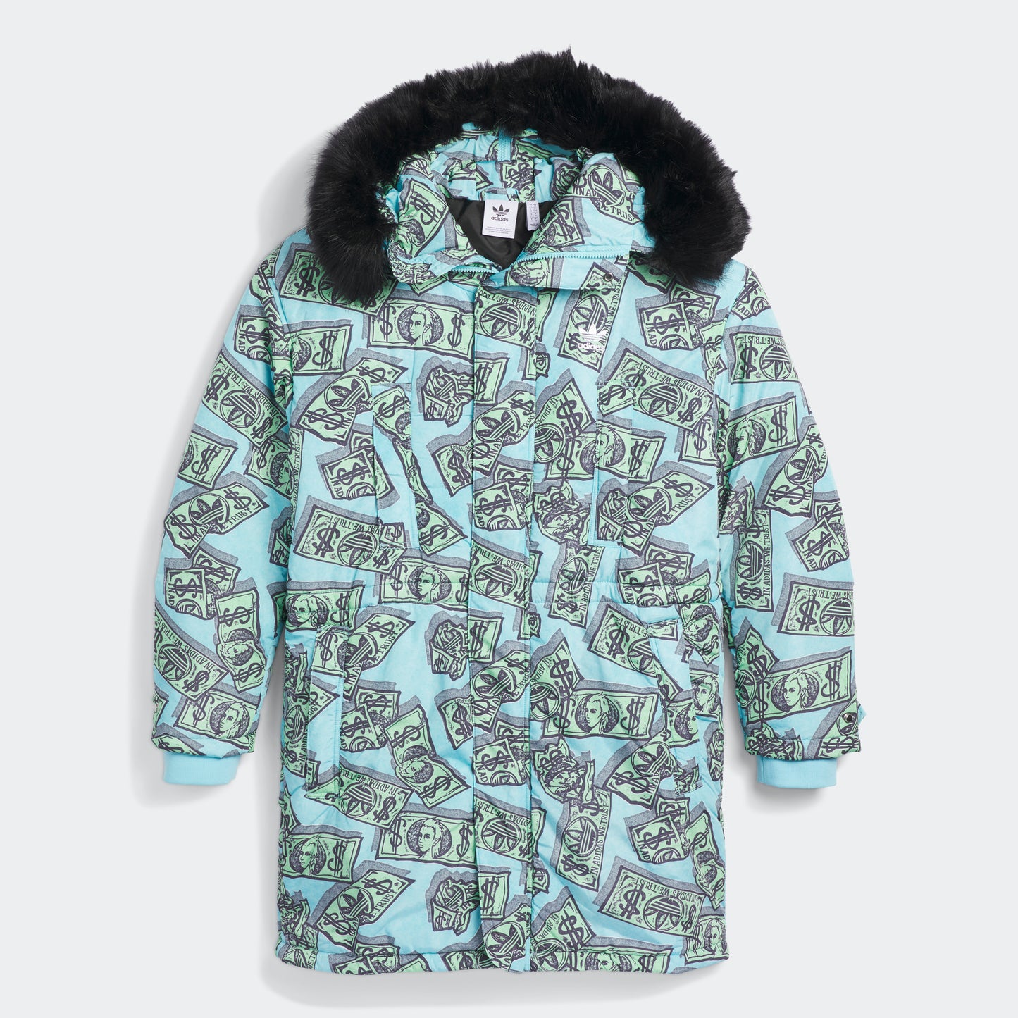 adidas Jeremy Scott Money Print Parka