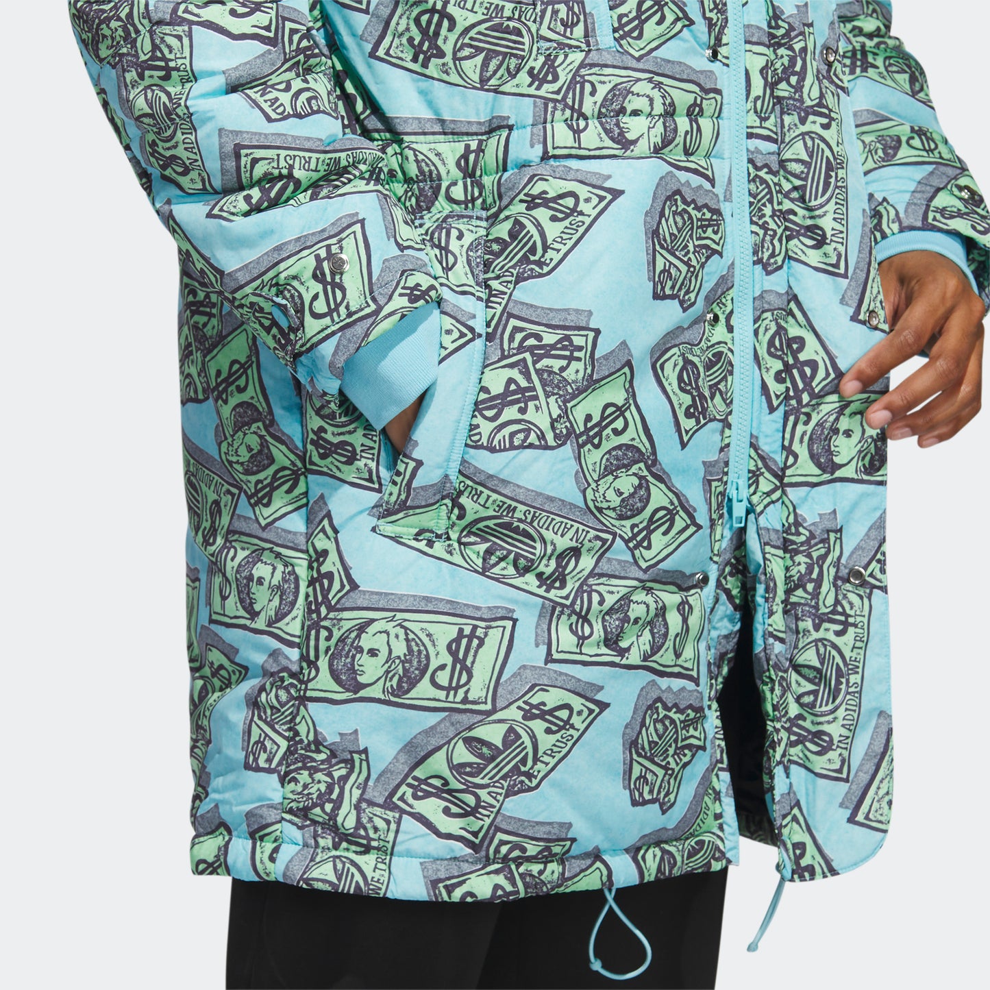 adidas Jeremy Scott Money Print Parka