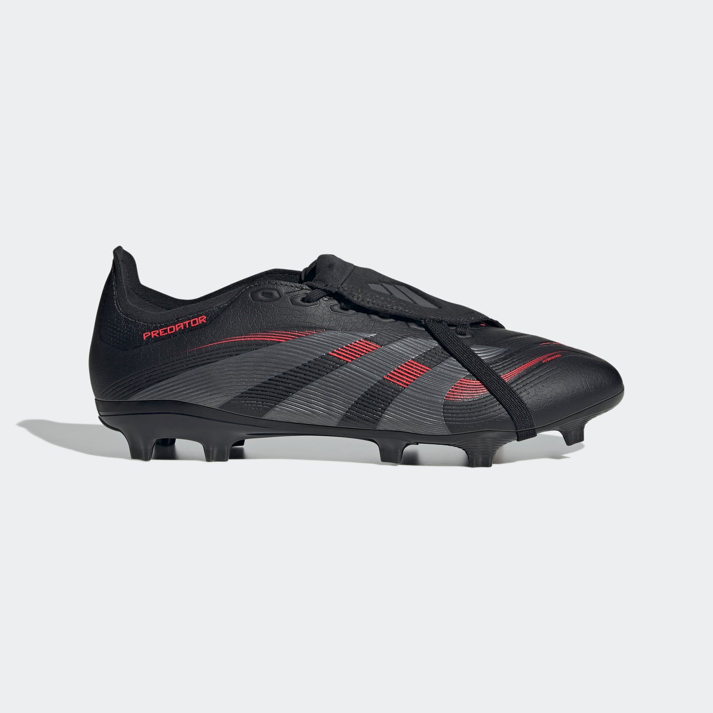 adidas PREDATOR LEAGUE FOLD-OVER TONGUE Firm/Multi-Ground Soccer Cleats | Core Black-Grey Four | Men's