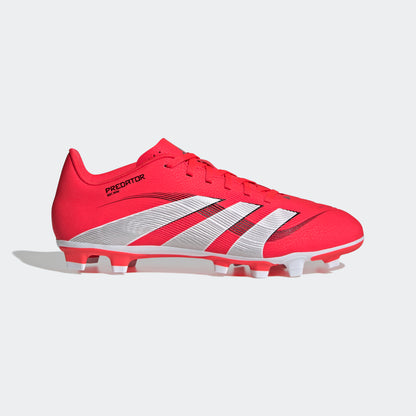 adidas PREDATOR CLUB Firm/Multi-Ground Soccer Cleats | Lucid Red-Cloud White | Men's