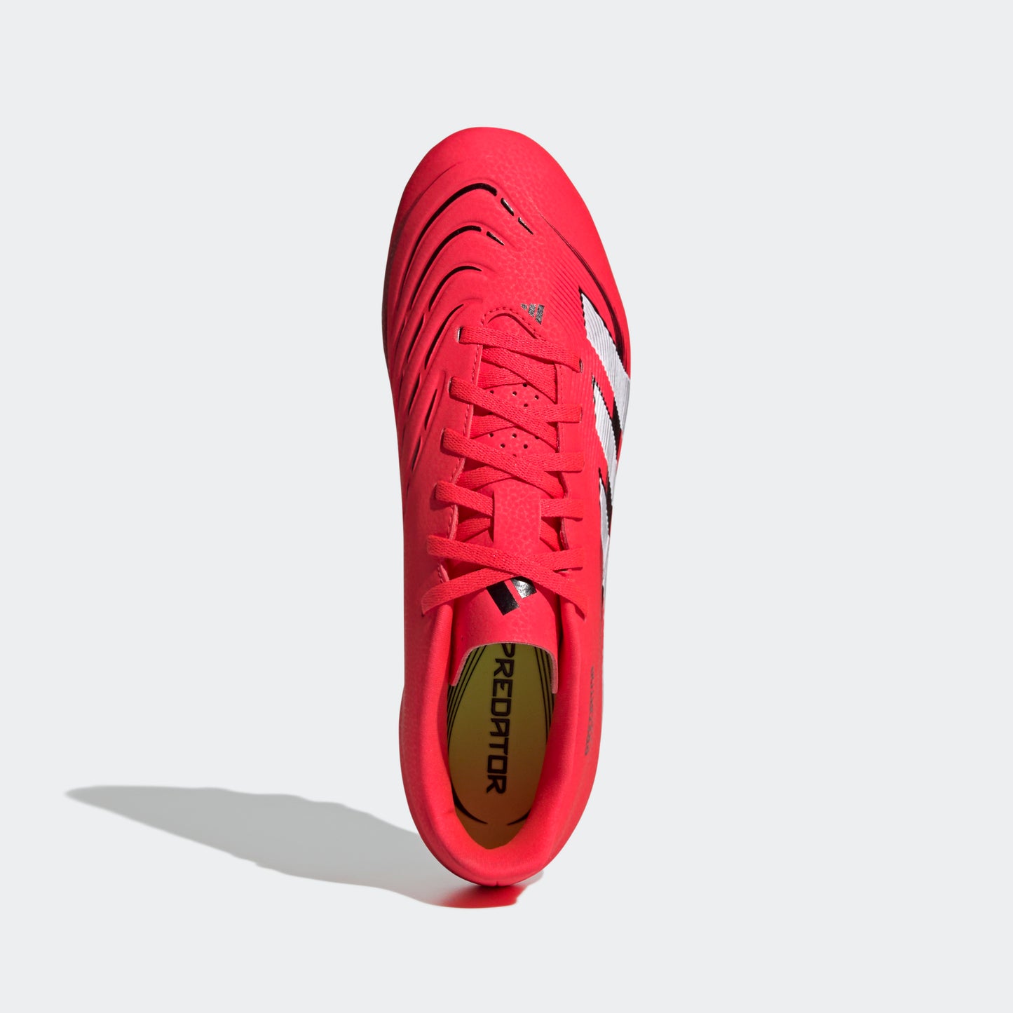 adidas PREDATOR CLUB Firm/Multi-Ground Soccer Cleats | Lucid Red-Cloud White | Men's