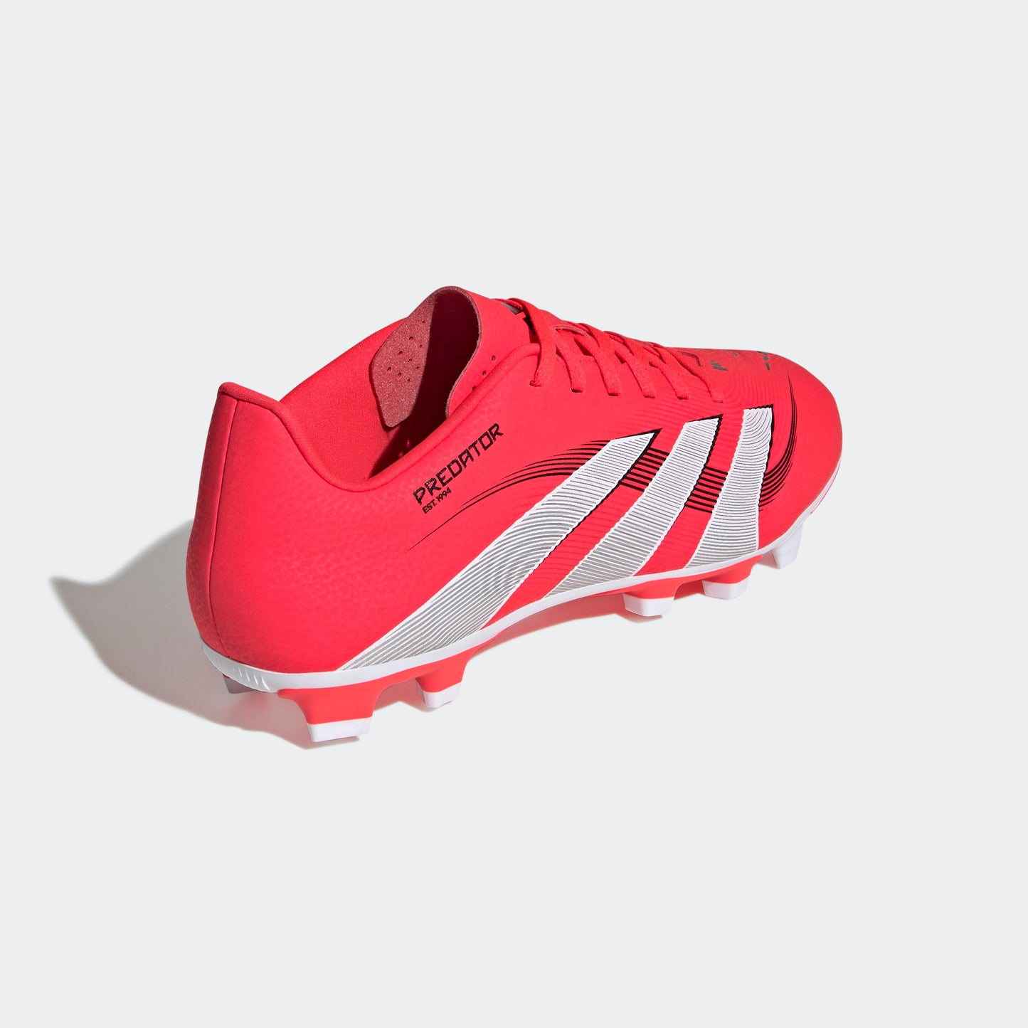 adidas PREDATOR CLUB Firm/Multi-Ground Soccer Cleats | Lucid Red-Cloud White | Men's