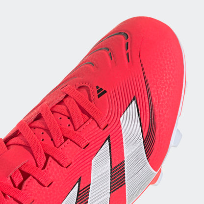 adidas PREDATOR CLUB Firm/Multi-Ground Soccer Cleats | Lucid Red-Cloud White | Men's