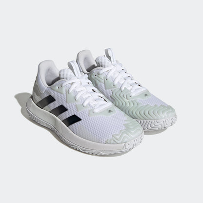 adidas SoleMatch Control Tennis Shoes | White/Black | Men's