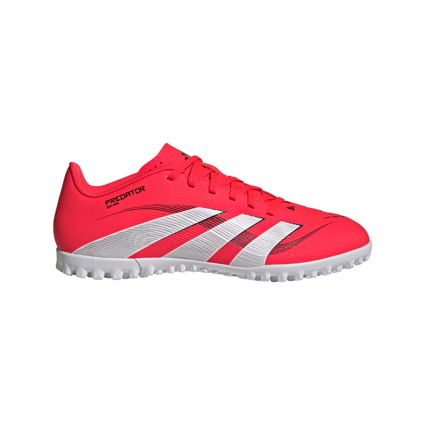 adidas PREDATOR CLUB Artificial Turf Soccer Shoes | Lucid Red-Core Black | Men's