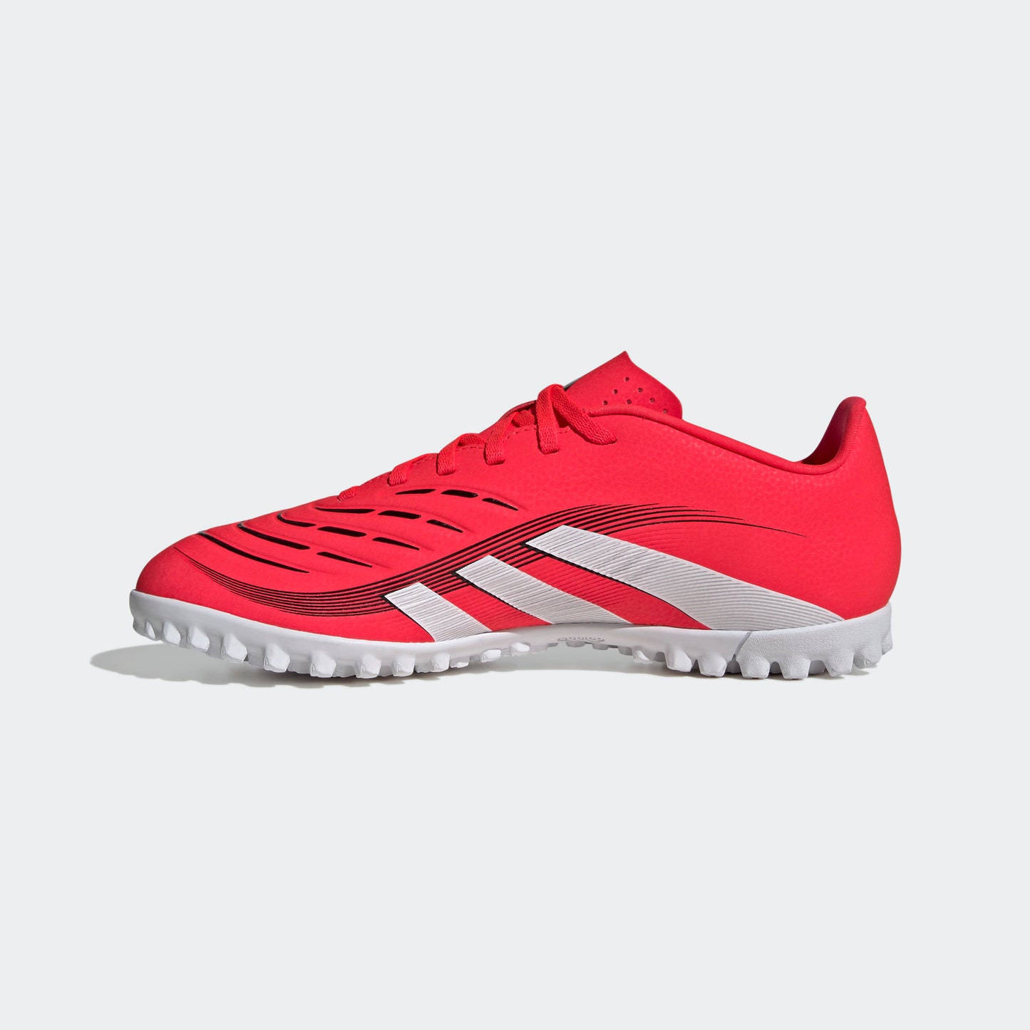 adidas PREDATOR CLUB Artificial Turf Soccer Shoes | Lucid Red-Core Black | Men's