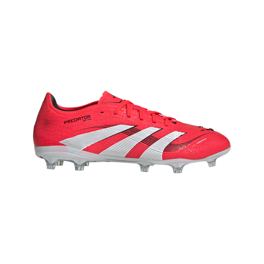 adidas Predator Pro Firm Ground Boots | Lucid Red-Cloud White | Men's