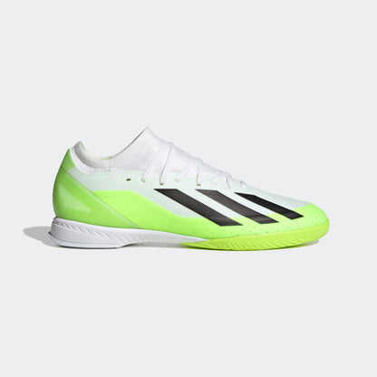 adidas X Crazyfast.3 Indoor Soccer Shoes | White/Black | Men's