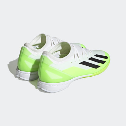 adidas X Crazyfast.3 Indoor Soccer Shoes | White/Black | Men's