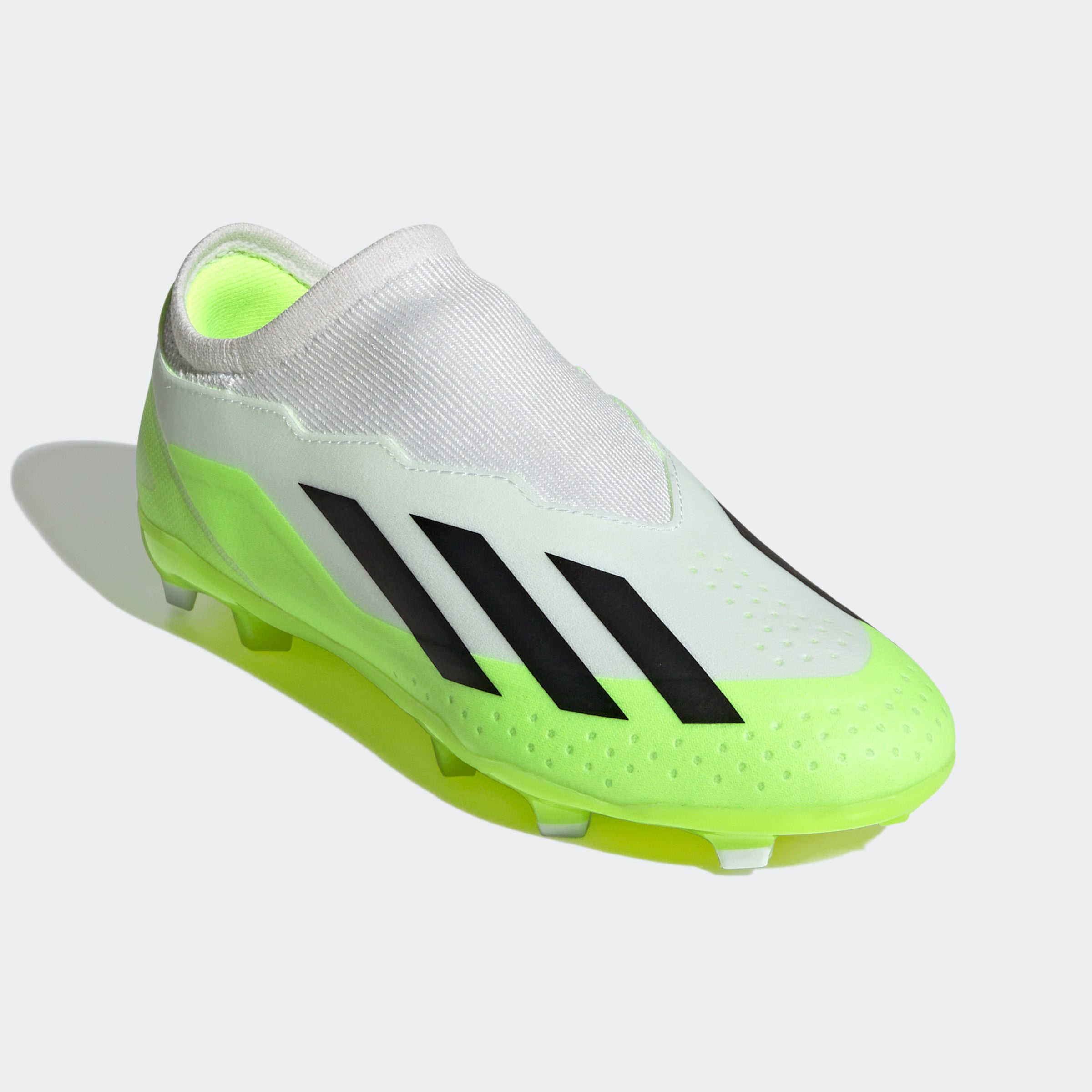 White and hot sale green soccer cleats