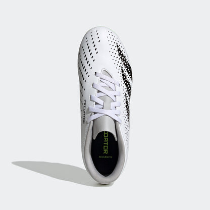 adidas Predator Accuracy.4 Flexible Ground Soccer Cleats | White/Green/Black | Youth