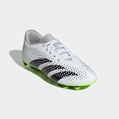 adidas Predator Accuracy.4 Flexible Ground Soccer Cleats | White/Green/Black | Youth