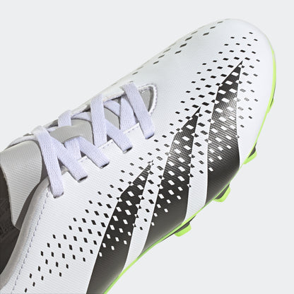 adidas Predator Accuracy.4 Flexible Ground Soccer Cleats | White/Green/Black | Youth