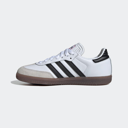 adidas SAMBA Jr. Indoor Soccer Shoes | white |Black| Unisex