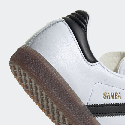 adidas SAMBA Jr. Indoor Soccer Shoes | white |Black| Unisex