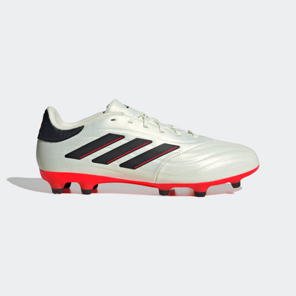 adidas Copa Pure 2 League Firm Ground | Ivory / Core Black / Solar Red | Men's