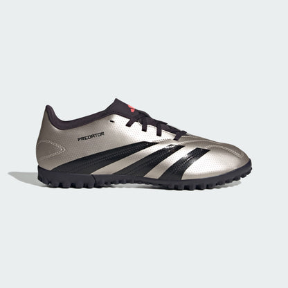 adidas Predator Club Artificial Turf Soccer Shoes | Platinum Metallic-Aurora Black-Turbo | Men's